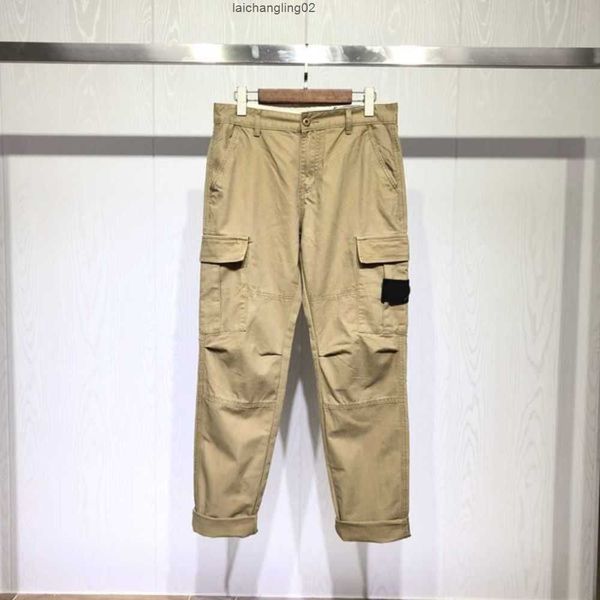 

men's pants s tone classic design toney mens womens stones embroidered compass badge basic multi-pocket cargo jogger is land 3 y82tndi9, Black