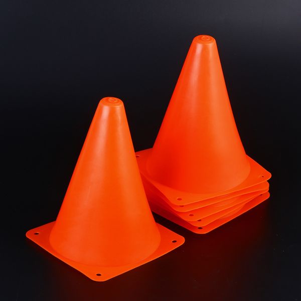 

sports gloves 6 18cm traffic cones statue soccer training basketball road cone 230520, Black