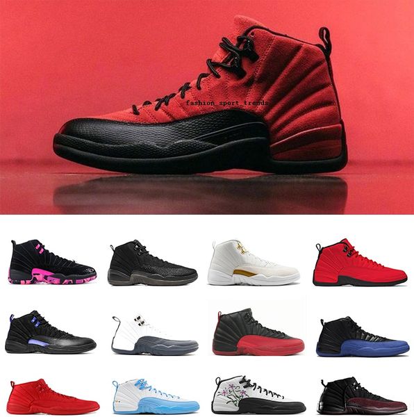 

men basketball shoes 12s jumpman 12 twist grind flu game university gold gamma blue dark concord royalty indigo royal taxi french ovo doernb