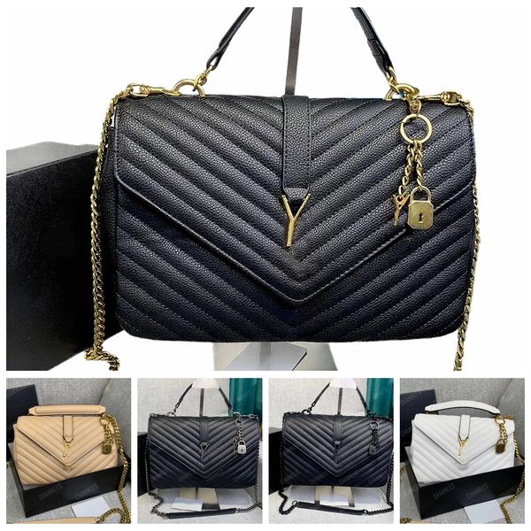

shoulder bag loulou desinger crossbody bag handbags handbag women's woman leather fashion classic chain strap bags vintage fashion styl