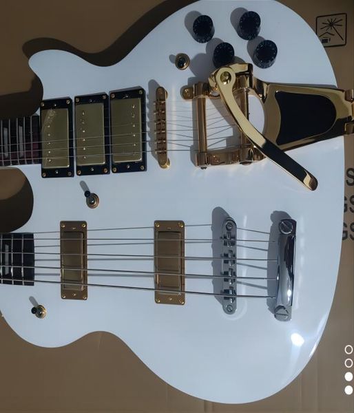

china product;double neck guitar;jimmy page model;rosewood fretboard;mahogany body
