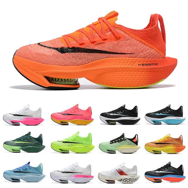 

alpha fly next 2.0 men running shoes zoomx prototype total orange mint foam volt ekiden scream green outdoor women trainers sports sneakers