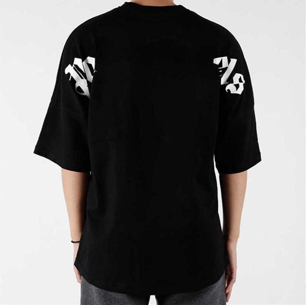 

summer pa men womens palm t shirt mans stylist tee guillotine bear palms printed short sleeve truncated bears angles tees angel tshirt yh3ex, White;black