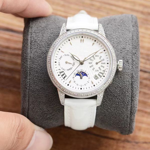 

women watch designer watches mechanical automatic luxury watch diamond inlay 36mm casual, Slivery;brown