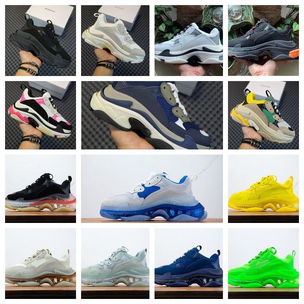 

triple s sneaker running shoes designer flat sneakers men women size 36-45