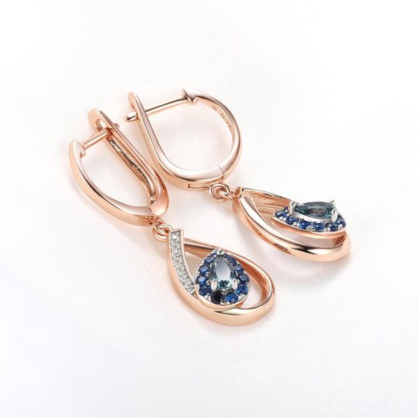 

knot silver earrings for women 925 sterling silver london blue z earrings drop rose gold twotone plated halloween fine jewelry
