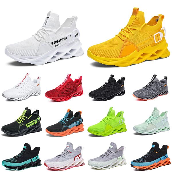 

2023 running shoes men white red black yellow green grey teal green mens trainers sports sneakers color5