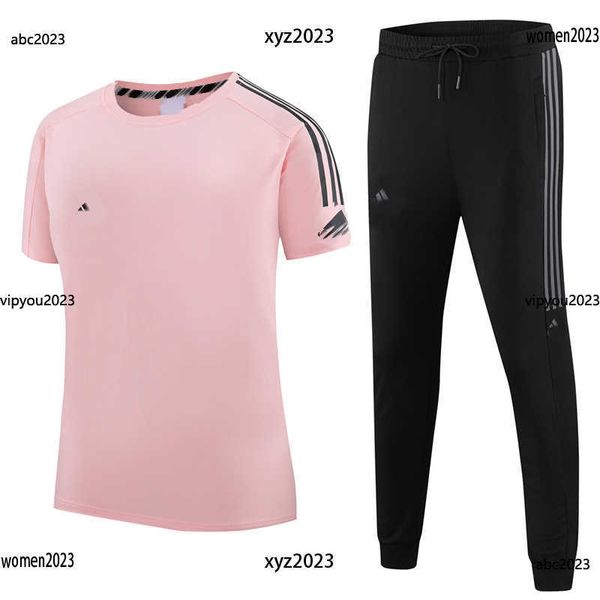 

luxury plus size women's tracksuits designer sports sets size -3xl2pcs striped decorative t-shirt and pants new arrival, Gray