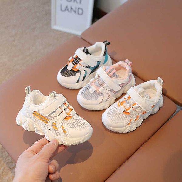 

athletic outdoor 2023 hollow out summer kids shoes anti-slip baby sneaker casual flat sneakers shoes children cool girls boys sports shoes g, Black