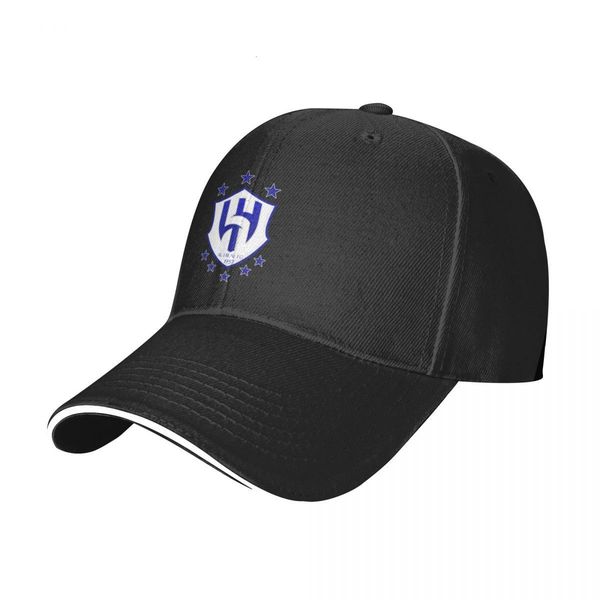 

s al hilal fc white baseball cap vintage hood sun hat golf men luxury brand women's 230520, Black;white