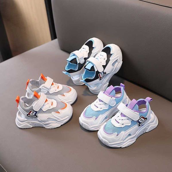 

athletic outdoor cozulma children summer shoes for boys breathable sneakers girls soft sole summer sports shoes kids hollow-out sandals 21-3, Black