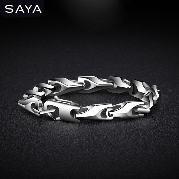 

bangle 8mm width men classic heavy scratch proof tungsten chain bracelet for men gift 2021 engraving, Black