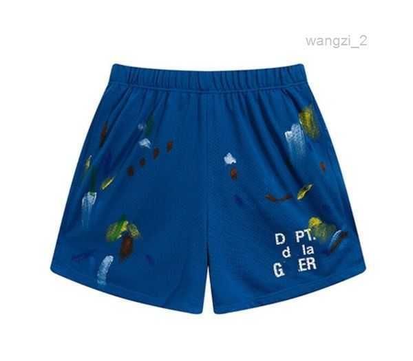 

men's casual sports shorts galleryes depts ink-jet hand-painted french classic mesh drawstring 5 5qxh, White;black