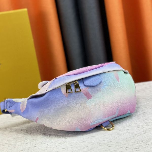 

fashion designer bag mens and womens portable large capacity fanny pack #43644 vintage print shoulder bag temperament crossbody bag