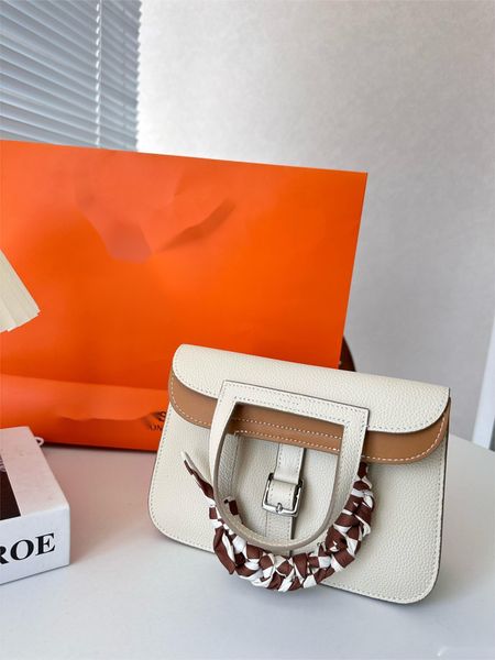 

2023 pure leather shoulder bag fashion messenger bag high luxury h bag wallet handbag design bag