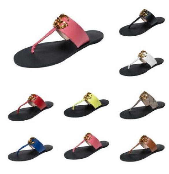 

designer slides women's chevron thong sandal flip flop fashion slipper double letters pattern stripes rubber bottom g buckle green red, Black