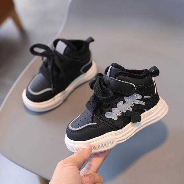 

girl kidathletic outdoor shoe kid sneaker breathable comfortable children sport shoe soft-oled lightweight children' caual213 ', Black