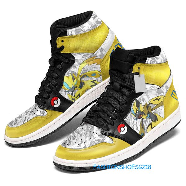 

fashion luxury men women casuals shoes zeraora anime sneakers italy high graffiti leather designer custom animes couple fitness sports shoe, Black