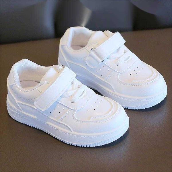 

athletic outdoor children casual shoes mesh sneakers boys sport breathable tennis sneaker baby girls spring fashion shell white running shoe, Black