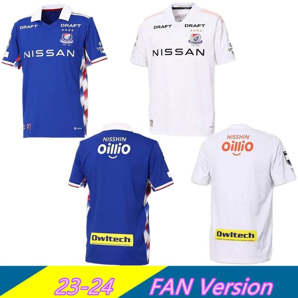 

23 j1 league yokohama f. marinos soccer jersey 2023 home blue nakagawa marcos jr. shirt away football uniform, Black;yellow