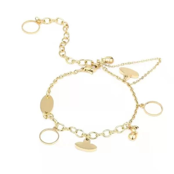 

designer's little flower bracelet women's exquisite and fresh, Golden;silver