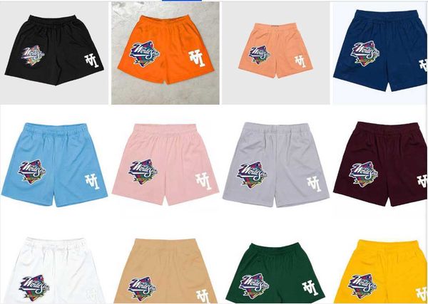 

2023 off-designer men shorts summer fashion beach pants comfortable sports multicolor printed polyester blank basketball mesh, White;black