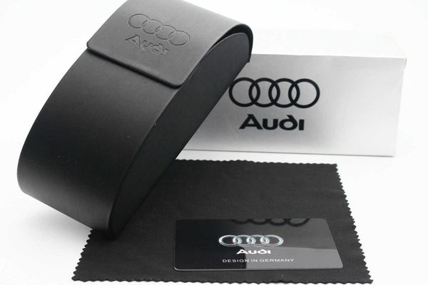

Designer Audi cool sunglasses luxury Four circles Car brand hardcover box 4S shop gift four ring full package