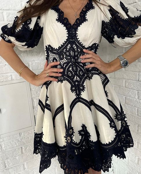 

casual dresses 2023 australian designer designs new spring and summer styles derived from the high tide vacation collection bubble sleeve em, Black;gray