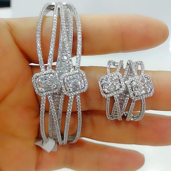 

bangle missvikki charm original design stackable bangle for women bridal wedding cubic zircon bracelet party jewelry 2022 hot, Black