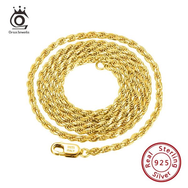 

necklaces orsa jewels 925 sterling silver diamondcut rope chain necklaces 1.2mm 1.5mm 1.7mm neck chain for women men jewelry gift sc29