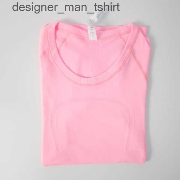 

women yoga t-shirts women's t-shirt high-elastic breathable running quick drying seamless short sleeve sport-cycling gym wear lulemon 1, White