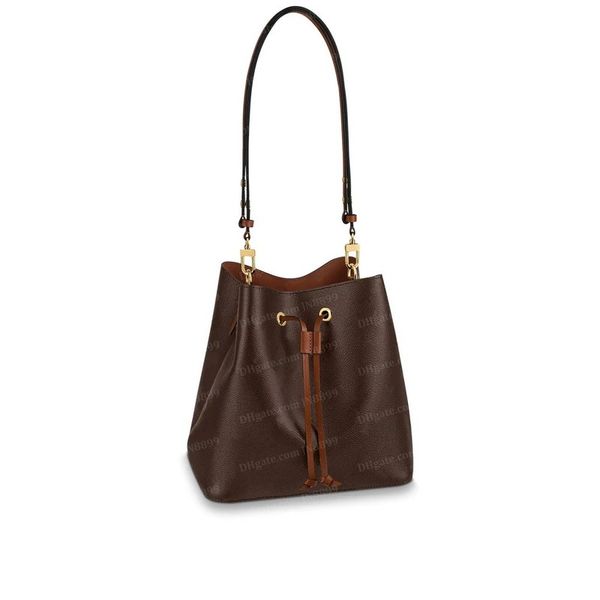 

designer bags womens neon0e bucket shoulder bags brown flower purses brand letter genuine leather handbags crossbody bags the tote bag handb