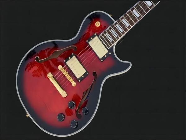 

custom shop brand new black ring edge 6 string lp electric guitar1456
