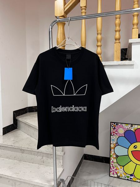 

men's plus tees & polos round neck embroidered and printed polar style summer wear with street pure cotton r12wf, Black;brown