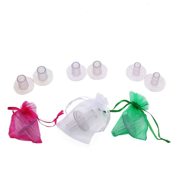

shoe parts accessories 30 pairslot silver powder heel protectors stiletto covers sers antislip silicone high heeler for wedding party favor, White;pink