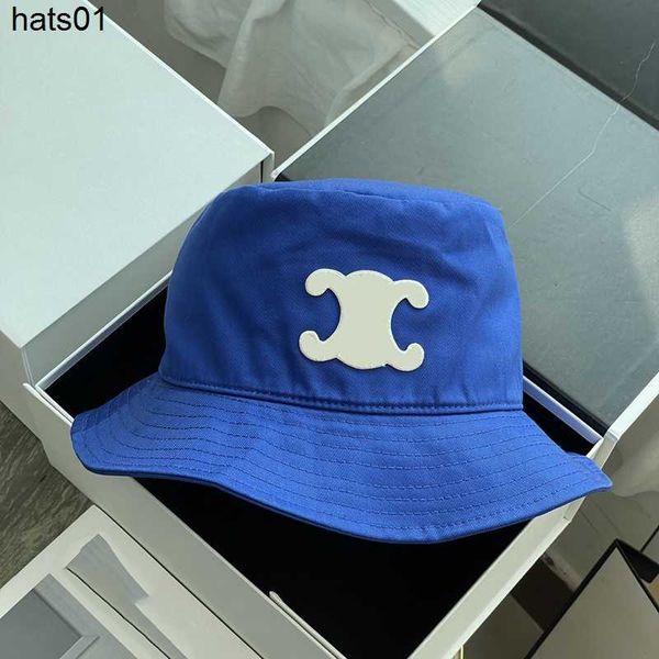 

luxurys summer fashion designers bucket hat high-grade simple leisure men's and women's fisherman hat high-quality shading 3 color, Blue;gray