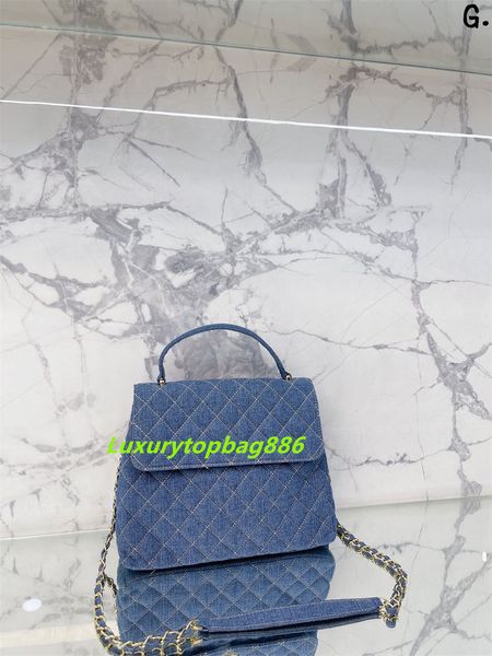 

fashion luxury denim lady handbags new women's crossbody designer bag chain shoulder bags designers plain medium totes handbag clutch f