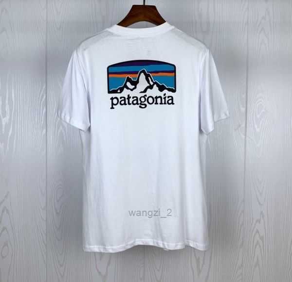 

mens t-shirts luxurys patagonias t-shirt american retro outdoor bata back sunset printing fast drying cotton couple 1 ukif, White;black