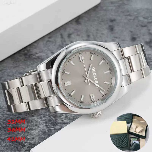 

wristwatch mens designer watches automatic mechanical oyster-perpetual stainless steel strap 41 36mm waterproof birthday luxury watch dhgate, Slivery;brown