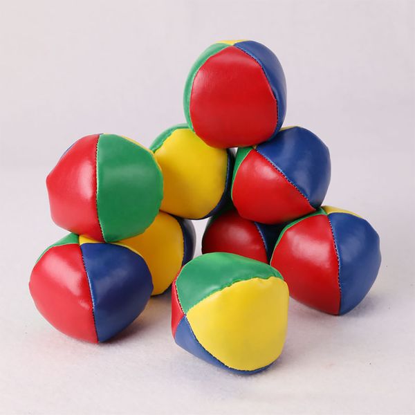 

balls 12pcsset circus kit toys juggling ball light weight outdoor throw sports anformation strong stitching for kids adults 230520