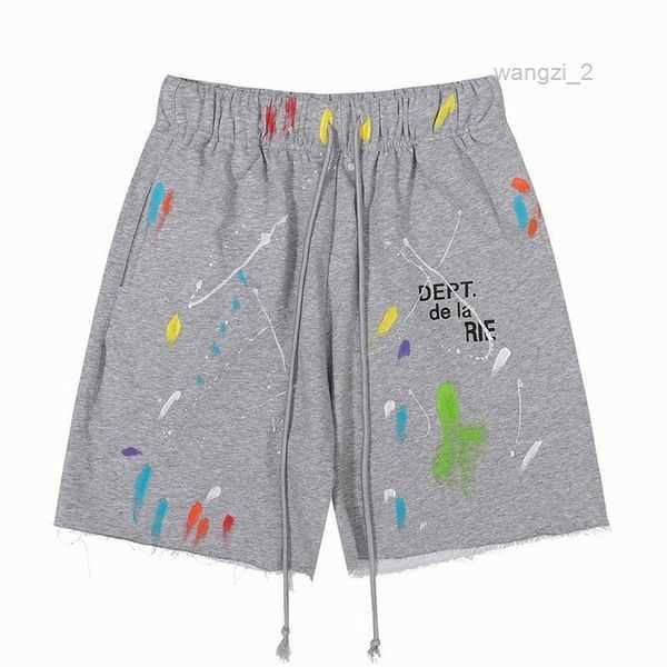 

men's casual sports shorts galleryes depts ink-jet hand-painted french classic mesh drawstring 12 b8lj, White;black
