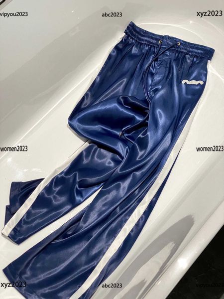 

designer women pants size s-l white stripe decoration on the side straight pants trousers new arrival may18, Black;white