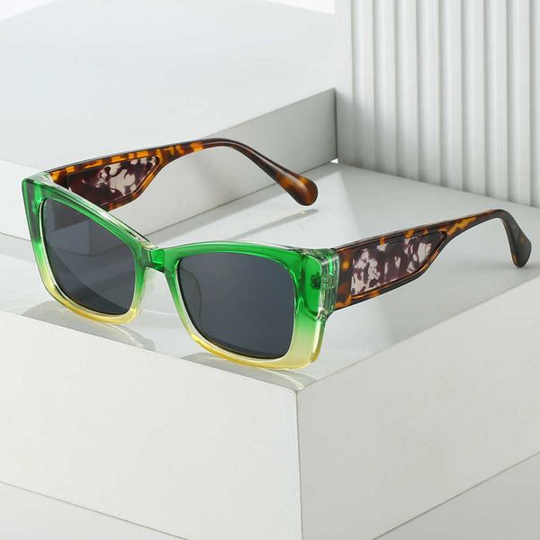 

frames 2023 new fashionable pra with avant-garde spicy girl show light luxury ins network red contrast sunglasses, Silver