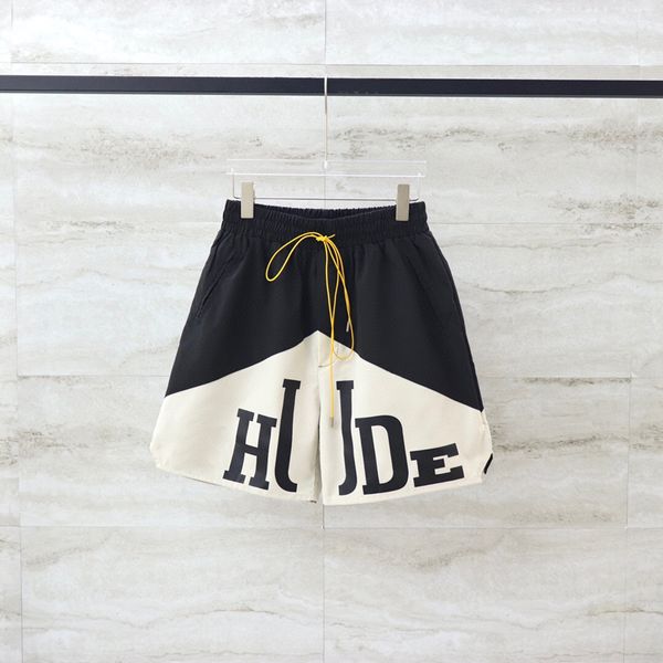 

23ss summer men nylon beach shorts casual europe patchwork middle pants running jogging bottoms trunks
