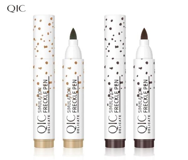 

qic freckles pen bronzer stick natural simulation 2 color lightcoffee darkcoffee waterproof longlasting nonfading coloris make3038040