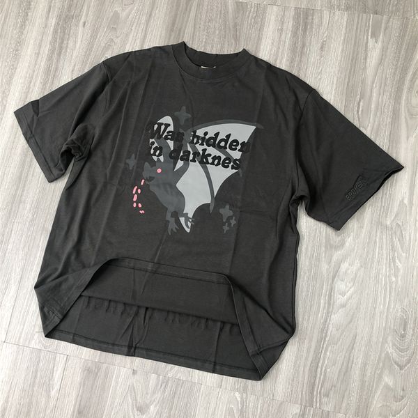 

streetwear casual vintage pattern clothing cotton loose oversized t-shirt tees for men unisex, Black;brown