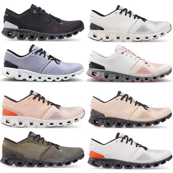 

designer running shoes men women sneakers triple orange white black onrun lightweight breathable cloud x walking jogging outdoors mens sport