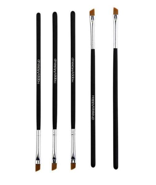 

eyelash curler 5pcsset black eyebrow inclined flat angled brush eyeliner eyeshadow eye brow makeup tool professional women cosmet1924294