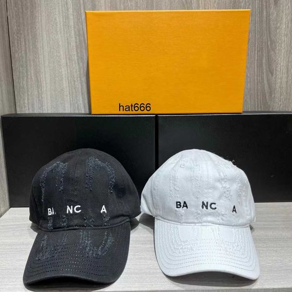 

balencigas new worn embroidery soft baseball cap two colors, Blue;gray