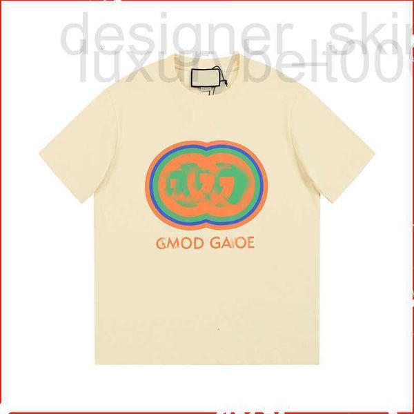 

women's t-shirt designer designer new t-shirts g fashion ins loose round neck short sleeve men's and women's same bottoming s, White